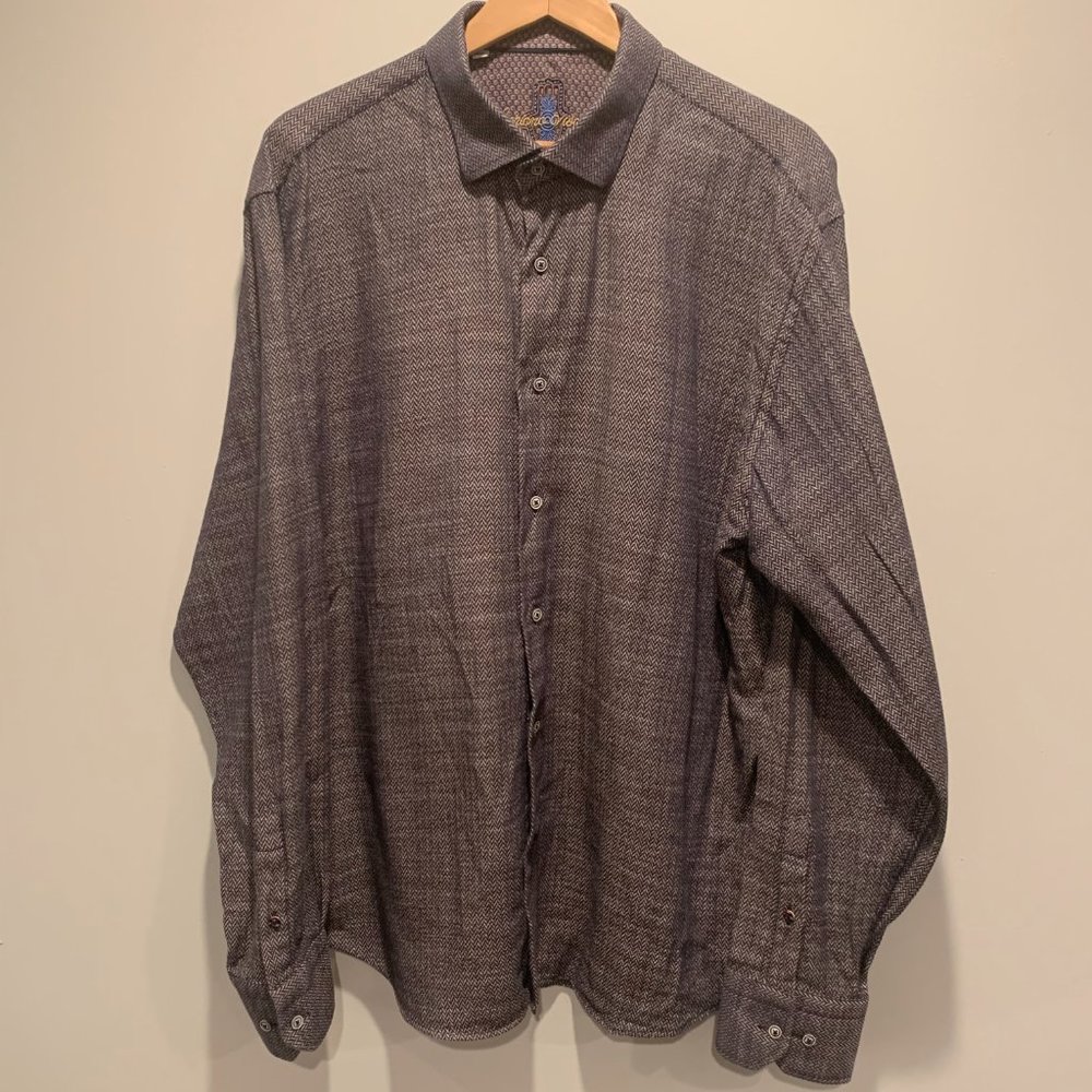 XXL Luchiano Pisconti patterned Button Down
